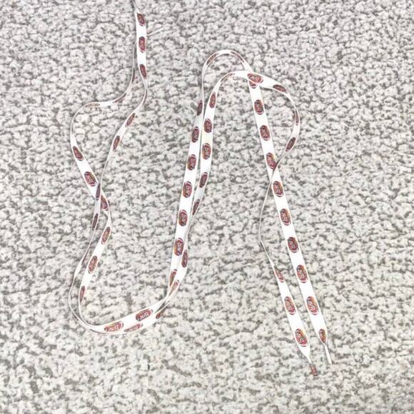 Raising Cane's Logo Shoelaces White - Picture 3 of 3